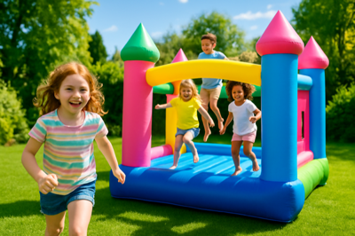 Dmuchany zamek Happy Hop style